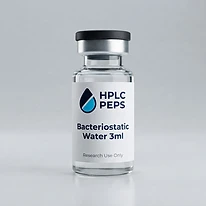 Bacteriostatic Water 3ml - HPLC Peps research peptide vial