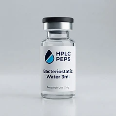 Bacteriostatic Water 3ml - HPLC Peps research peptide vial