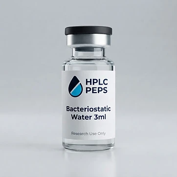 Bacteriostatic Water 3ml - HPLC Peps research peptide vial