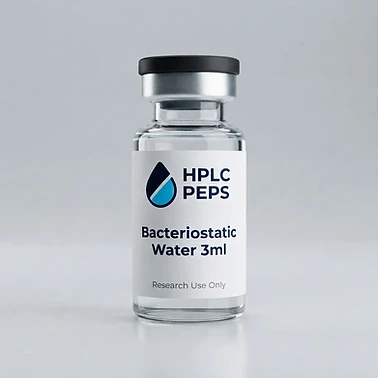 Bacteriostatic Water 3ml - HPLC Peps research peptide vial