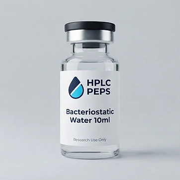 Bacteriostatic Water 10ml - HPLC Peps research peptide vial