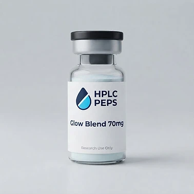 Glow Blend 70mg - HPLC Peps research peptide vial