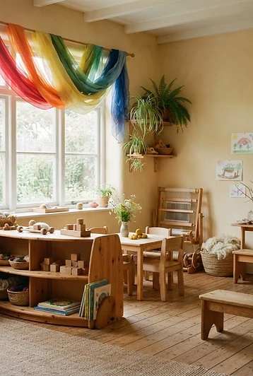 Espacios cálidos de la escuela