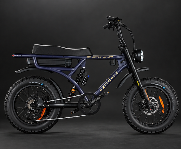 SLEDZ EVO Midnight Blue Step Over e-bike
