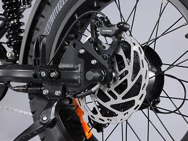 SLEDZ EVO 4-piston hydraulic brake detail
