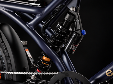 SLEDZ EVO rear dual suspension shock absorber detail