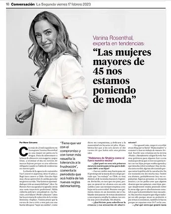 Las mujeres mayores de 45 nos estamos poniendo de moda