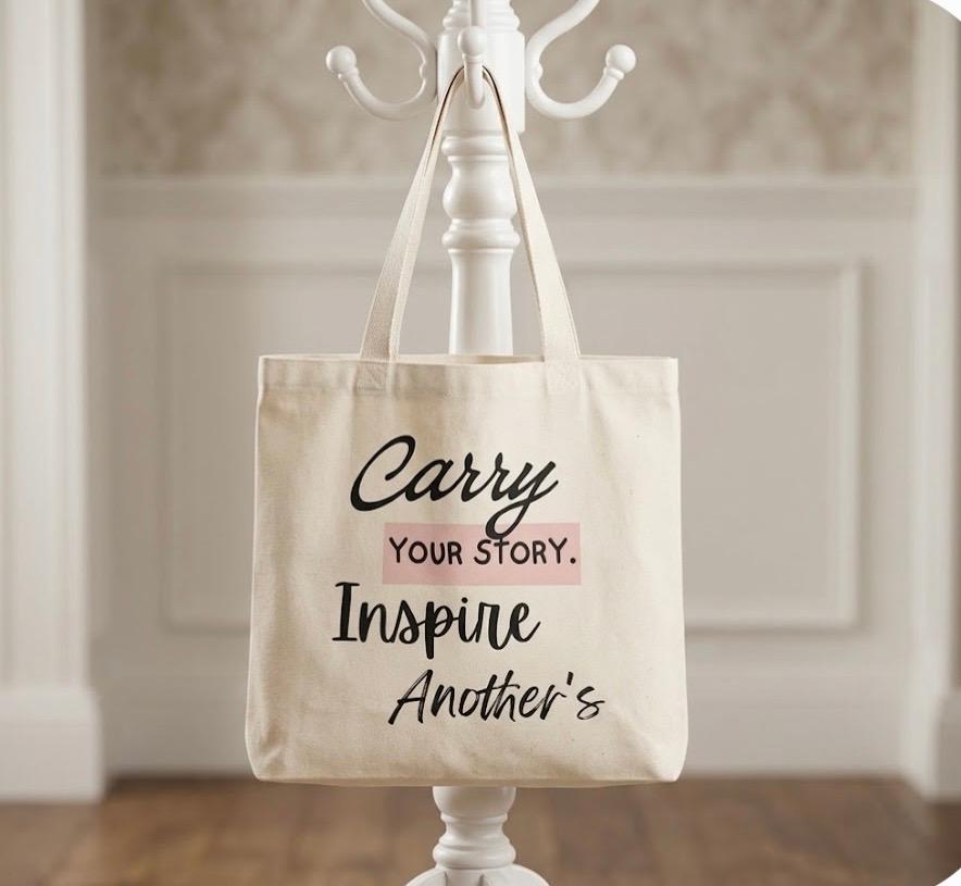Carry Your Story tote bag