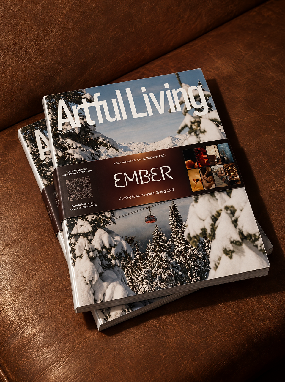 EMBER bellyband on Artful Living magazine