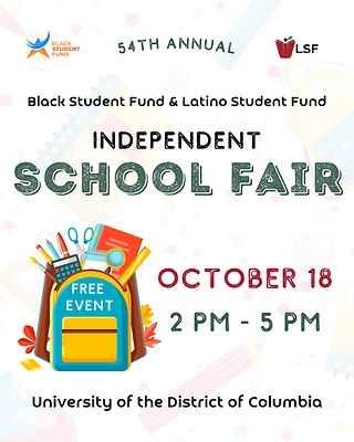 BSF & LSF 54th Annual Independent School Fair flyer