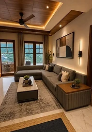 Inside the house