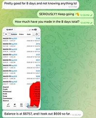 $6,757 balance in just 8 days