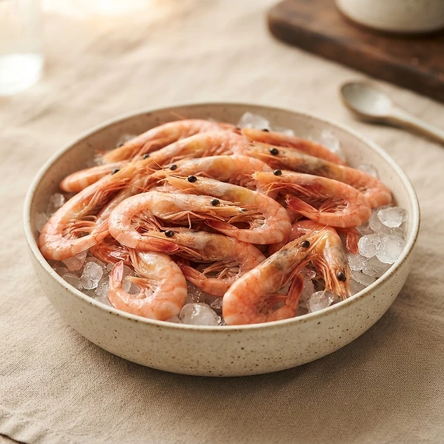 Crevettes fraîches