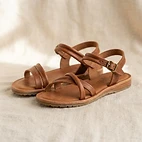 Sandales en cuir