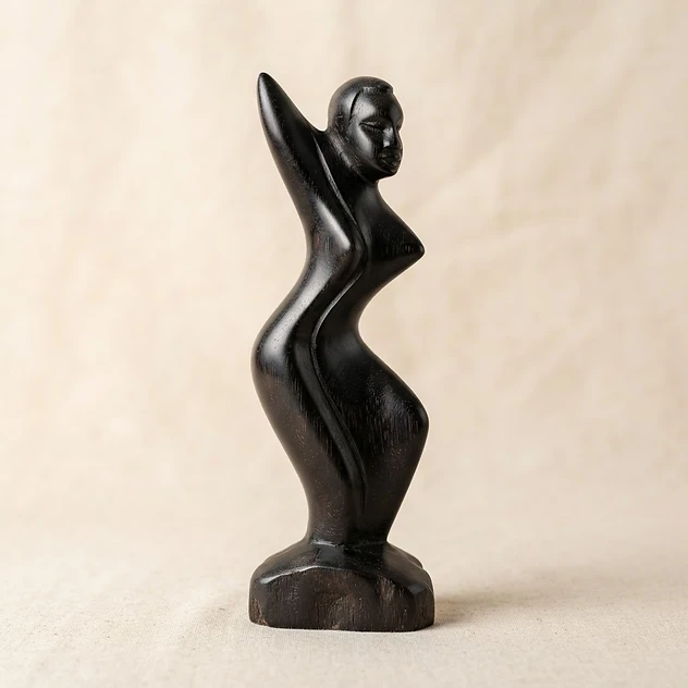 Sculpture bois ébène