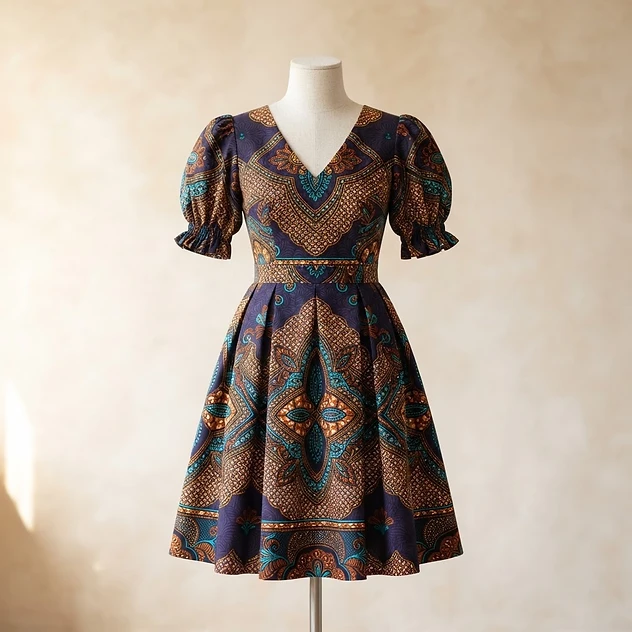 Robe pagne femme