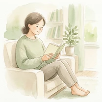 親御さんが自分の心の状態を振り返るイメージ