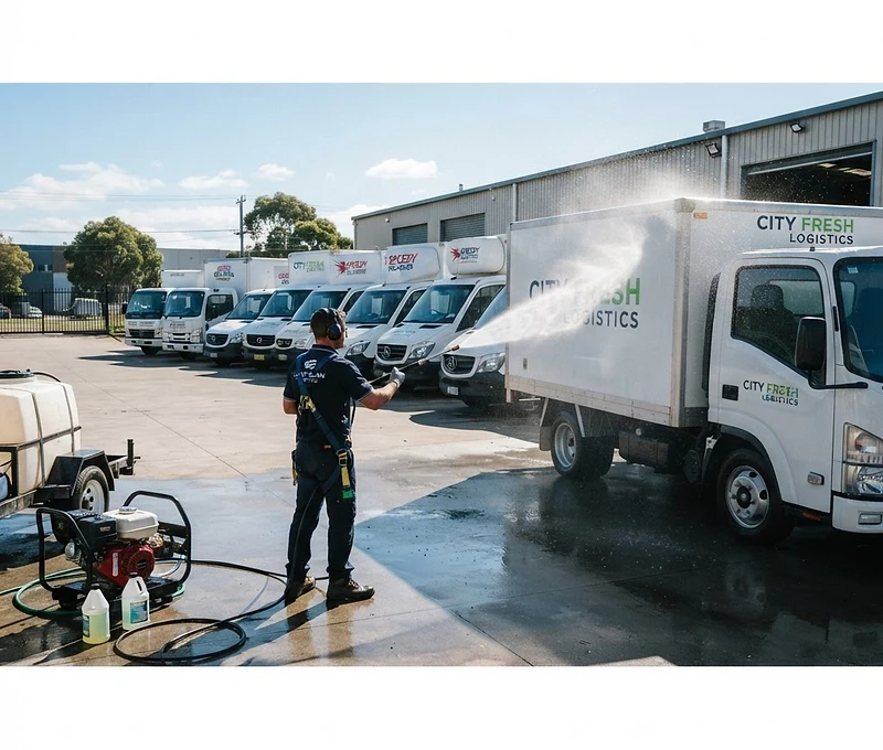 Freshly cleaned exterior property