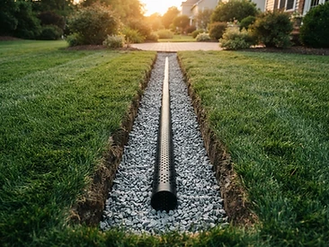 French Drains in Skiatook, OK - Thomas Lawn and Landscape