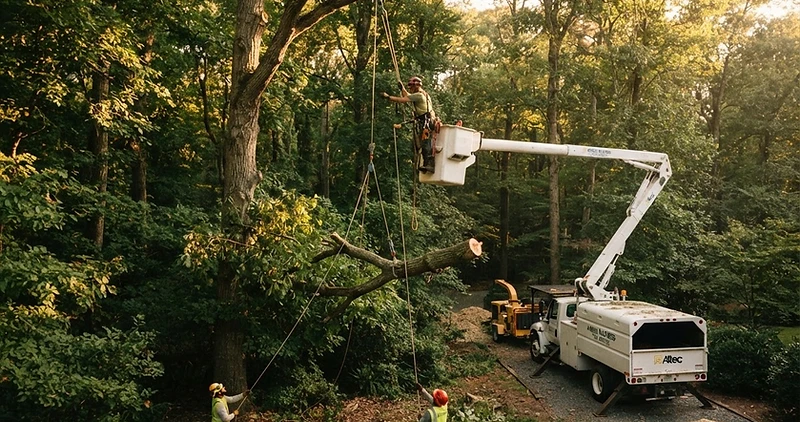 Tree Removal in Skiatook, OK - Thomas Lawn and Landscape