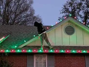Christmas Lights in Tulsa, OK - Thomas Lawn and Landscape