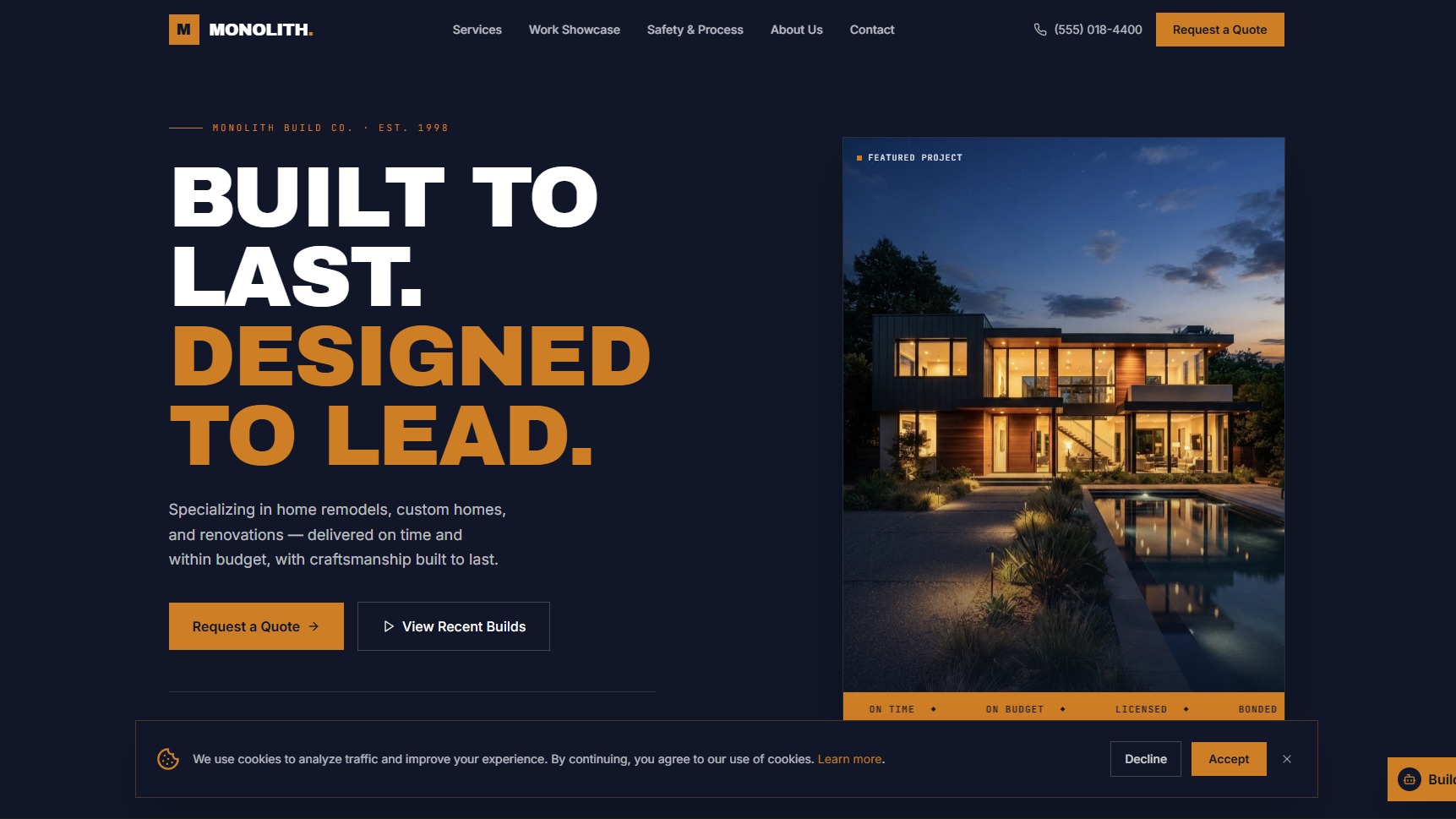 Yota Web  template preview