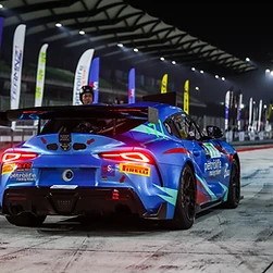 Pit lane — Sepang International Circuit at night