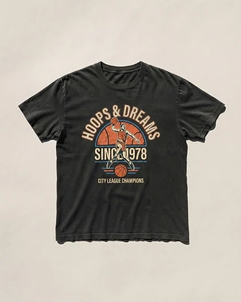 Retro Basketball Tee