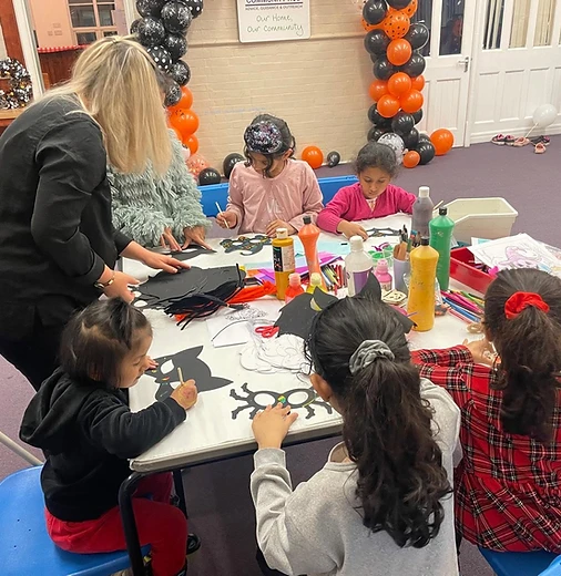 Halloween crafts at Nash Dom