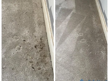 Before and after — Bedroom carpet