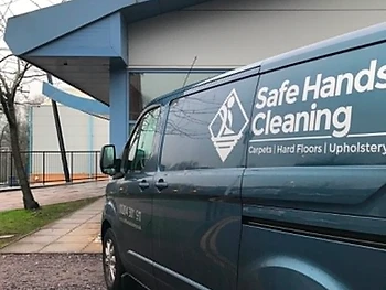 Our cleaning van, ready for work