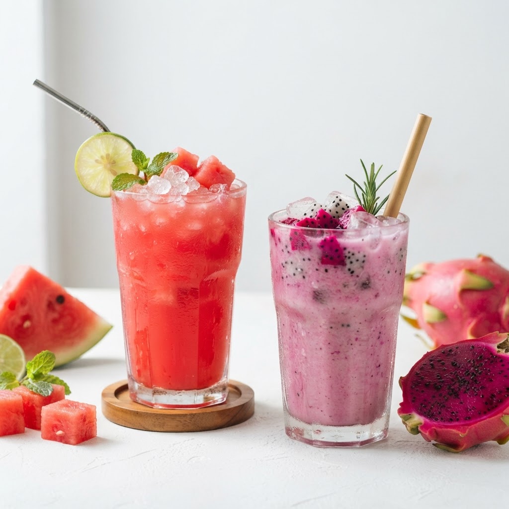 Fresh fruit drinks