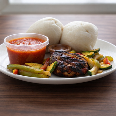 Banku with Grilled Spicy Mackerel photo 4