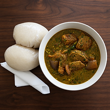 Banku with Beef Okra Soup
