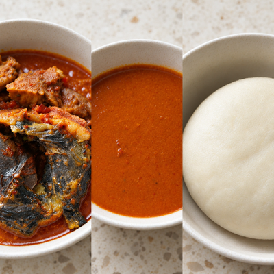 Fufu with Goat Light Soup photo 3