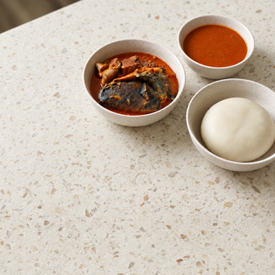Fufu with Goat Light Soup photo 5