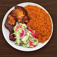 Jollof Rice with Roast Chicken