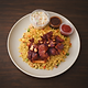 Stir-Fry Rice with Pan-Fried Goat