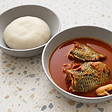 Fufu with Tilapia Pepper Soup
