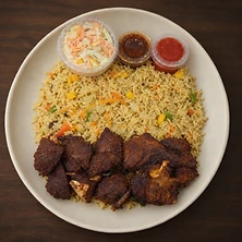 Stir-Fry Rice with Pan-Fried Beef