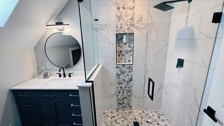 Apollo Beach Bathroom Renovation — completed Bathroom renovation in Apollo Beach