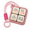 Birthday Wishes 2x2 Clicker in Blush Pink