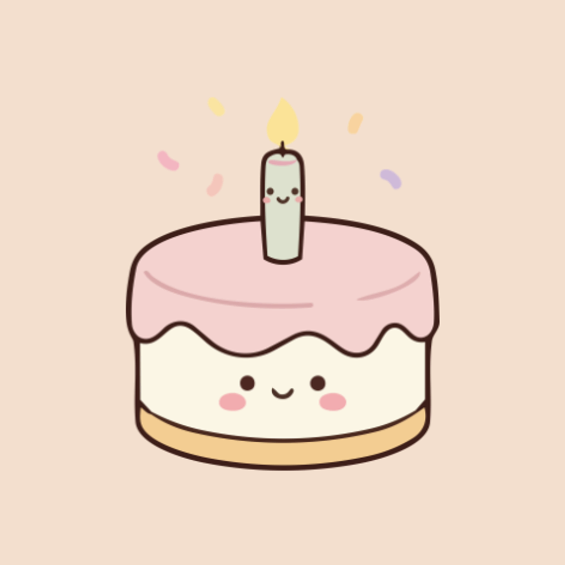 Birthday Cake Pink