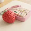 Bright Days Ahead Duo — keycap and strawberry texture close-up