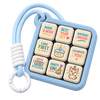 Birthday Wishes 3x3 Clicker in Powder Blue