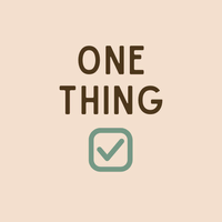 One Thing