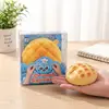 Crunchy Bolo Bun — retail packaging and palm-sized squishy