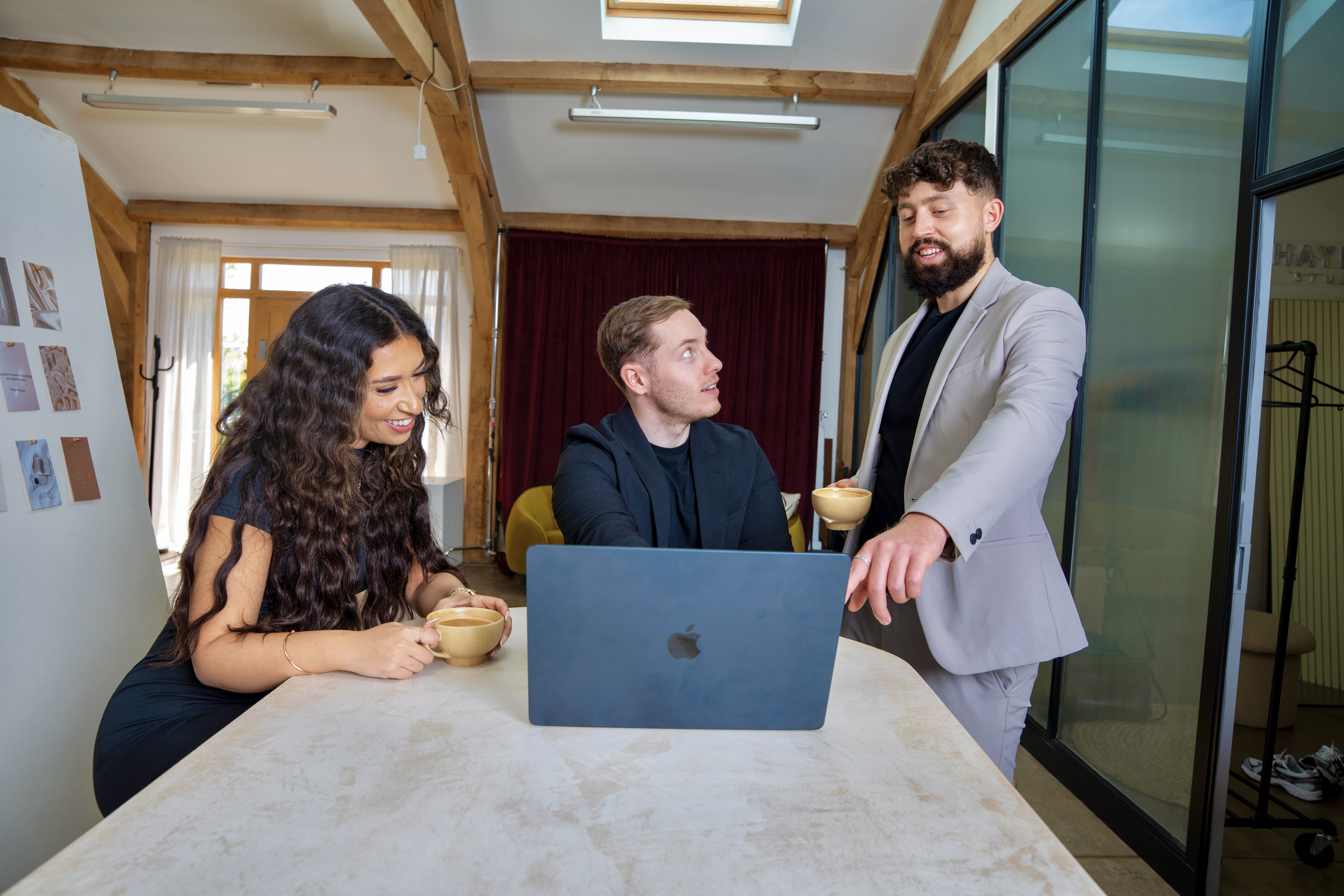 BERBER lettings team helping a tenant