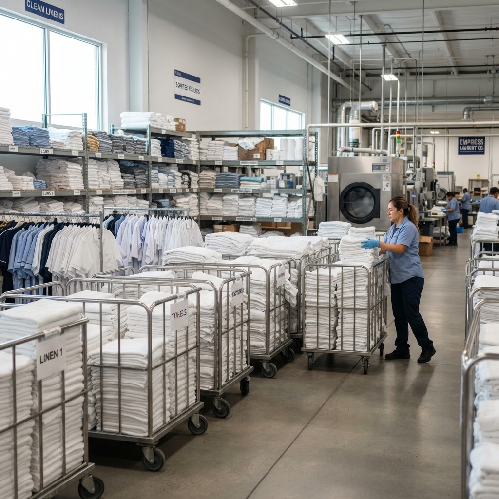 Commercial Laundry Service for Businesses