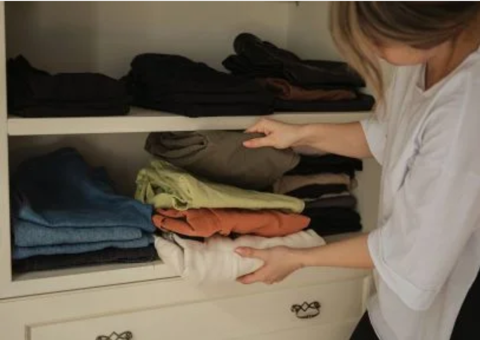 Laundromat interior